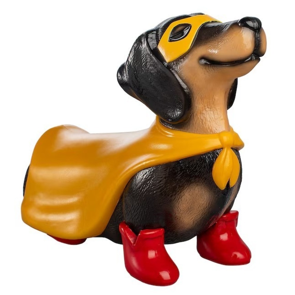 Heroic Dachshund Holiday Figurine